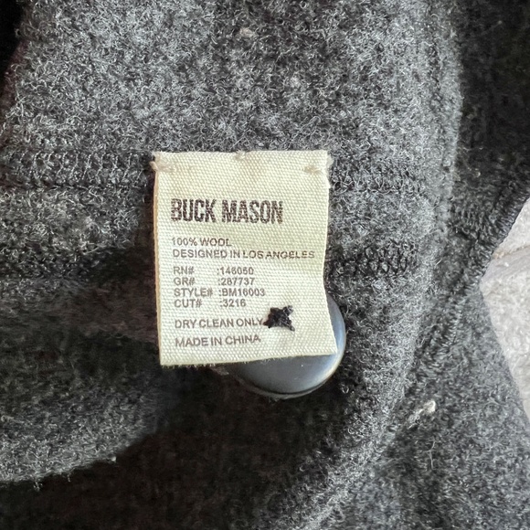 Buck Mason Felted Wool Blazer in Gray - Picture 5 of 5